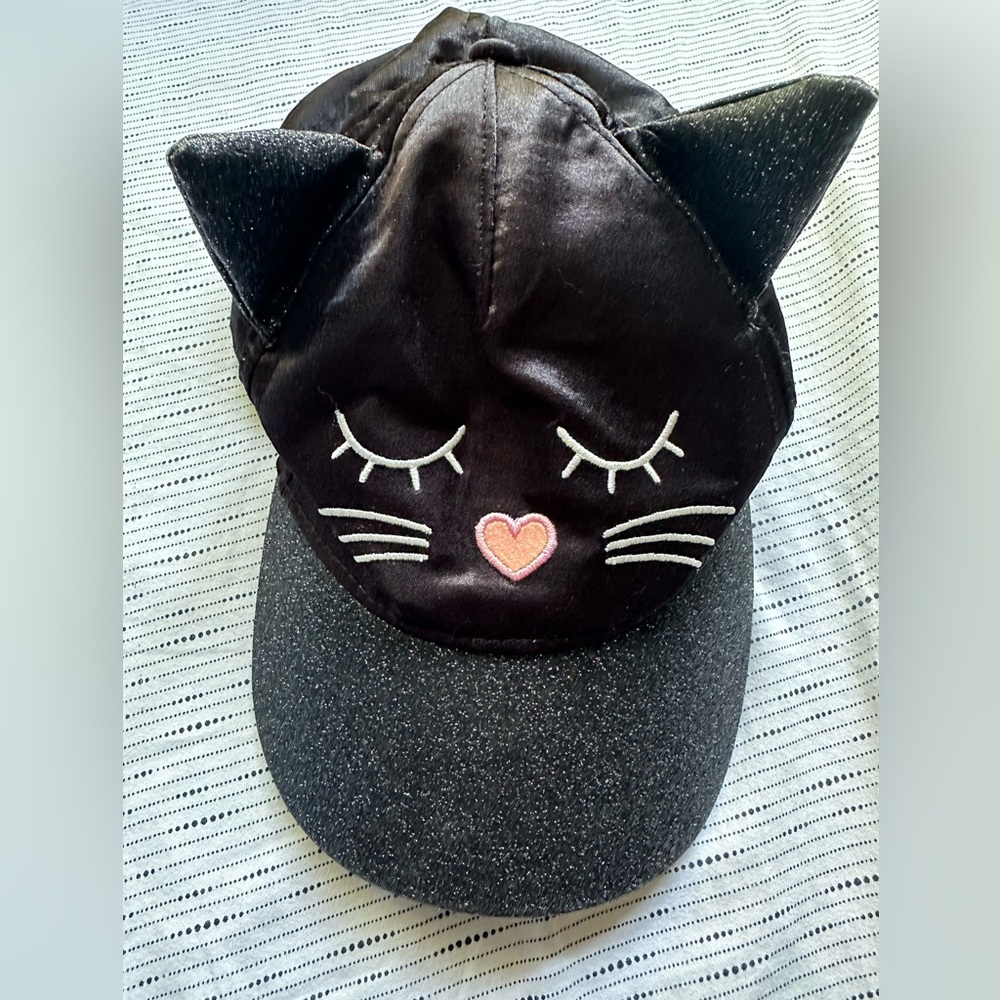 Glittery kitty hat